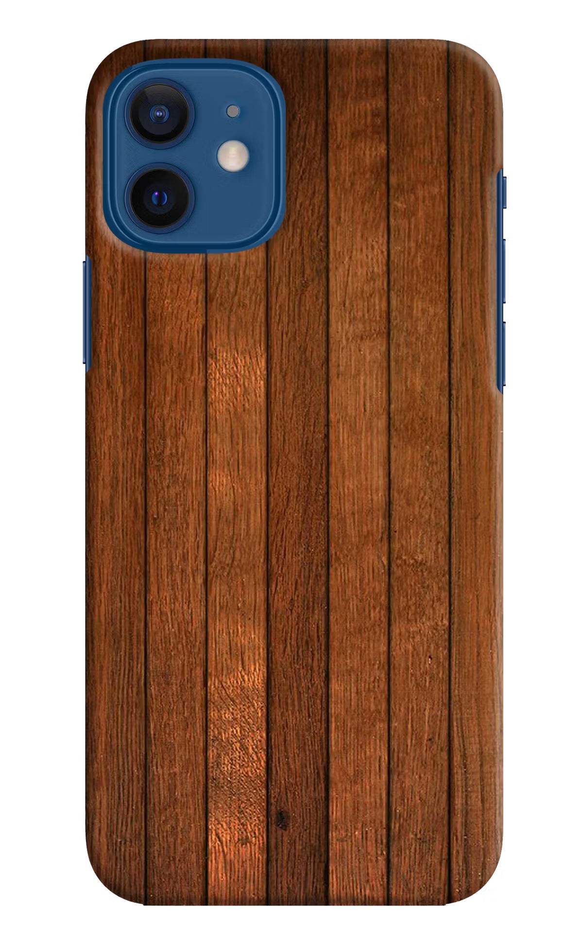 Wooden Artwork Bands iPhone 12 Hard Case Back Cover by Casekaro