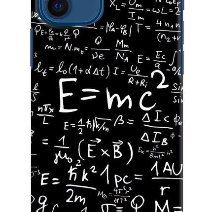 Physics Formula iPhone 12 Hard Case Back Cover by Casekaro
