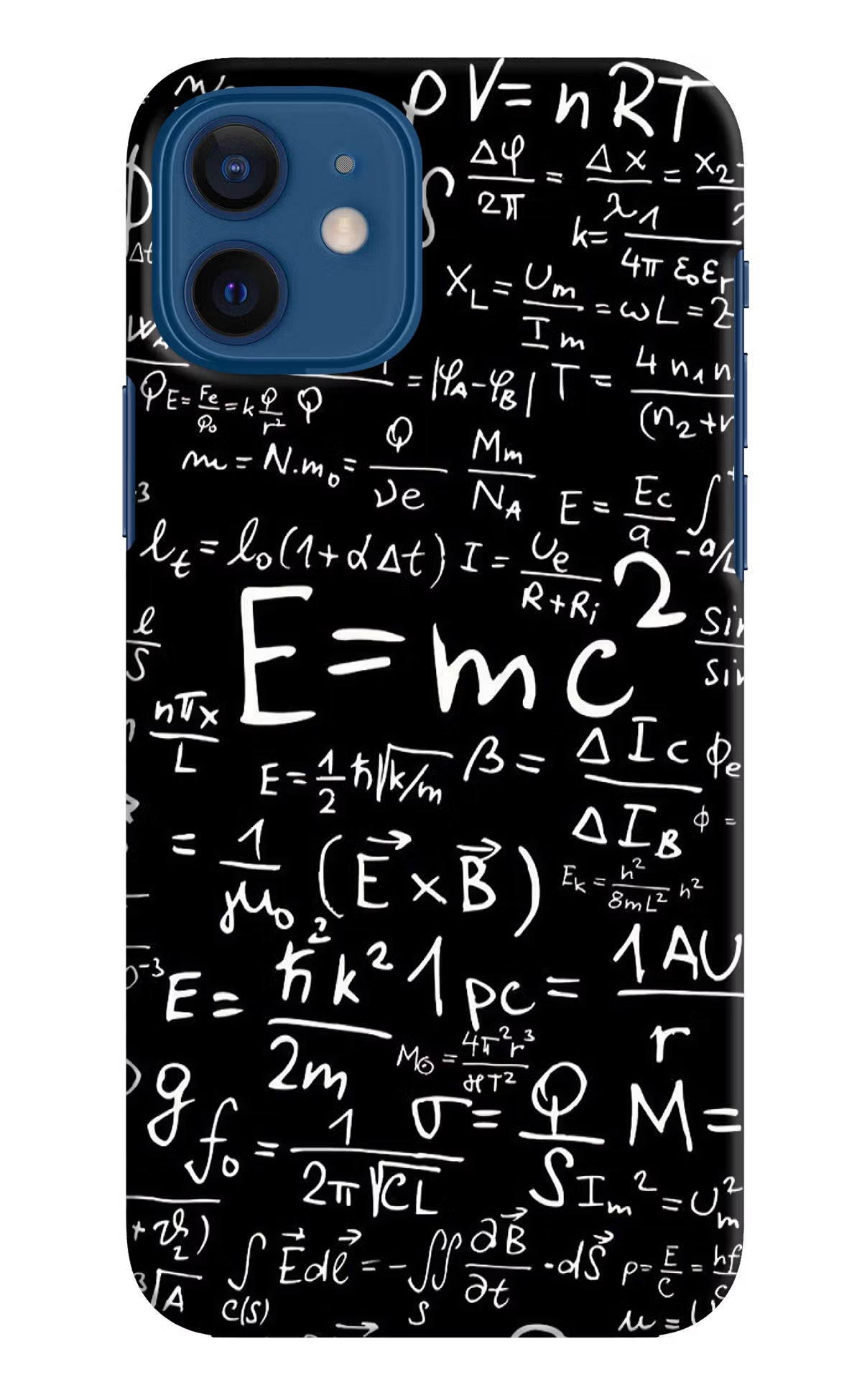 Physics Formula iPhone 12 Hard Case Back Cover by Casekaro