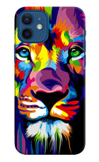 Lion iPhone 12 Hard Case Back Cover by Casekaro