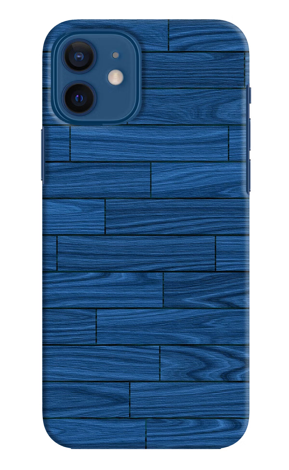 Wooden Texture iPhone 12 Hard Case Back Cover by Casekaro