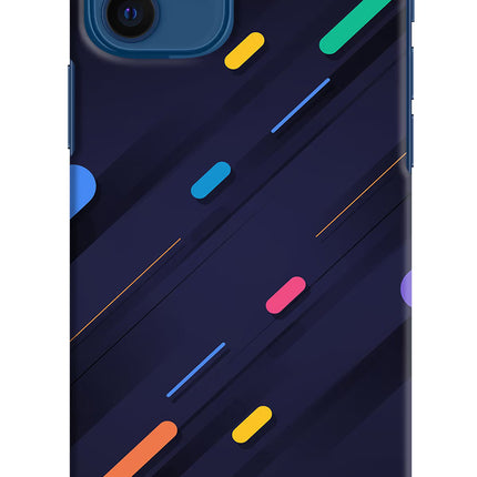 Abstract Design iPhone 12 Hard Case Back Cover by Casekaro