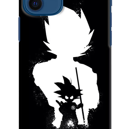 Goku Shadow iPhone 12 Hard Case Back Cover by Casekaro