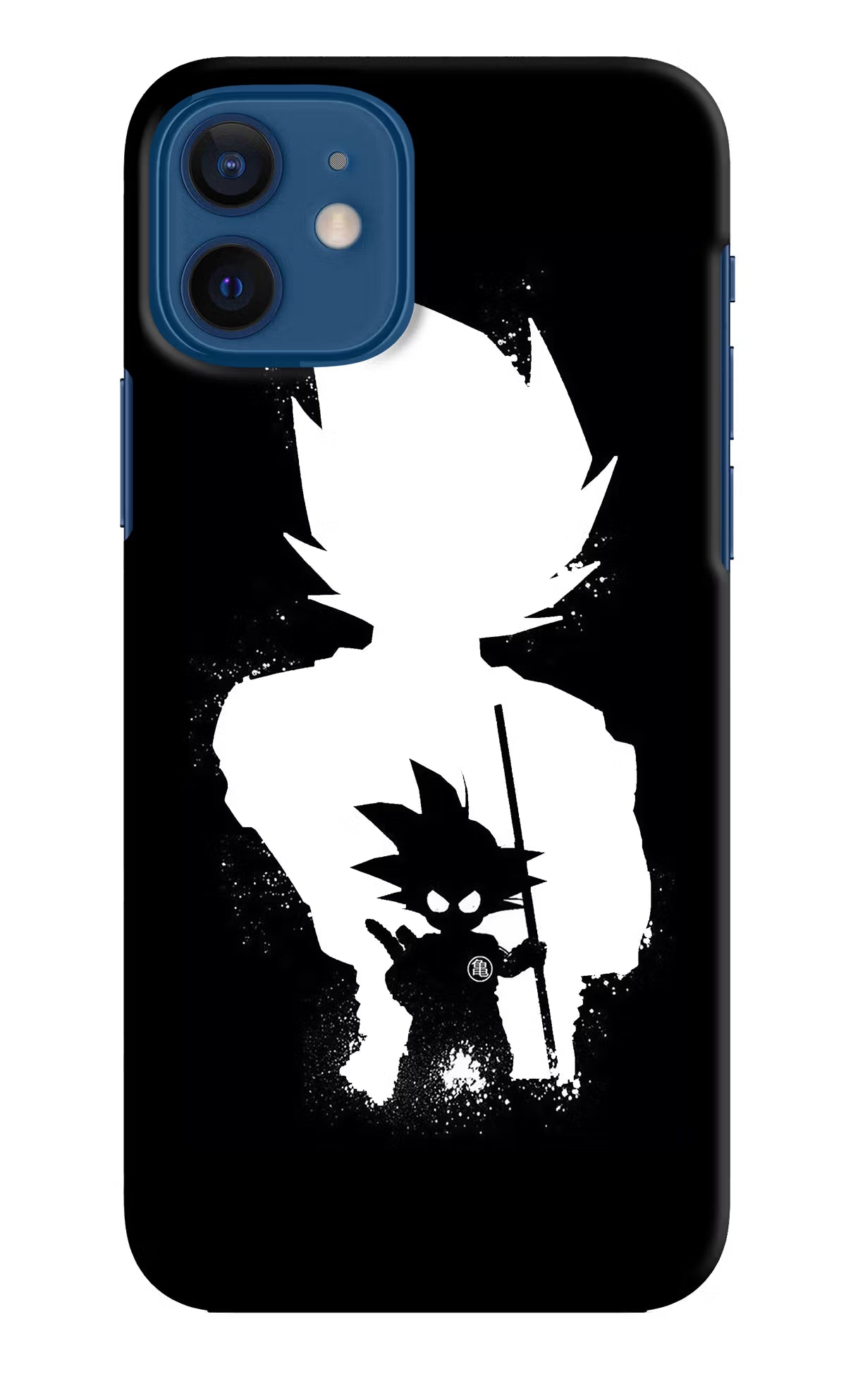 Goku Shadow iPhone 12 Hard Case Back Cover by Casekaro
