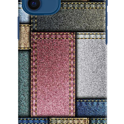 Multicolor Jeans iPhone 12 Hard Case Back Cover by Casekaro