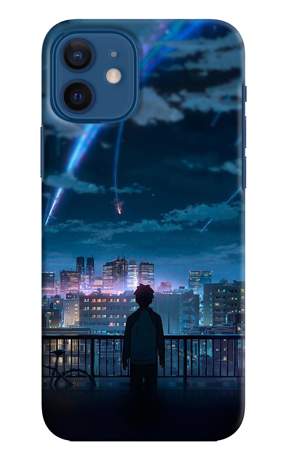 Anime iPhone 12 Hard Case Back Cover by Casekaro