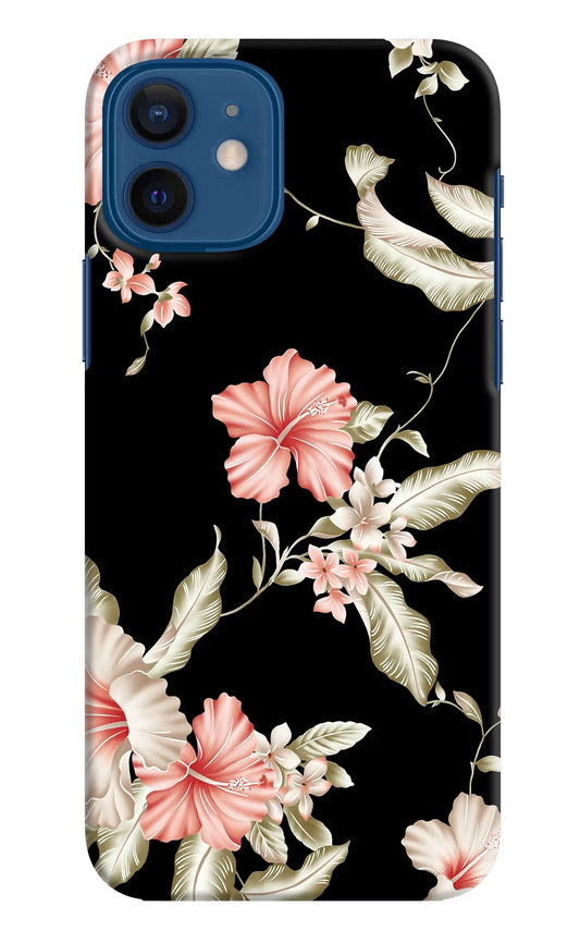 Flowers iPhone 12 Hard Case Back Cover by Casekaro