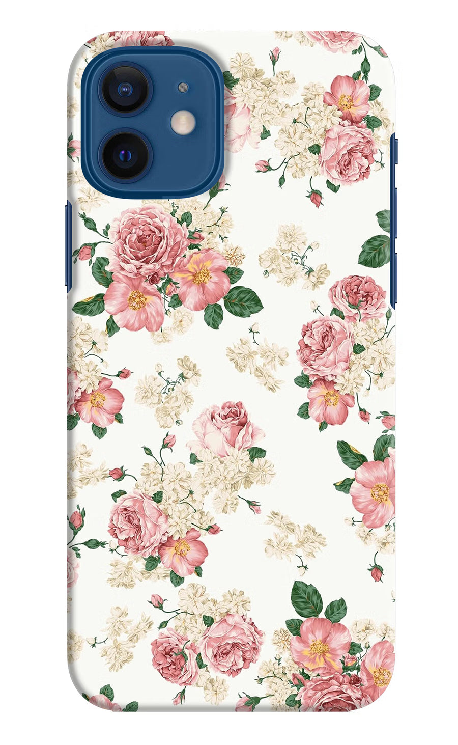 Flowers iPhone 12 Back Cover, Hard case