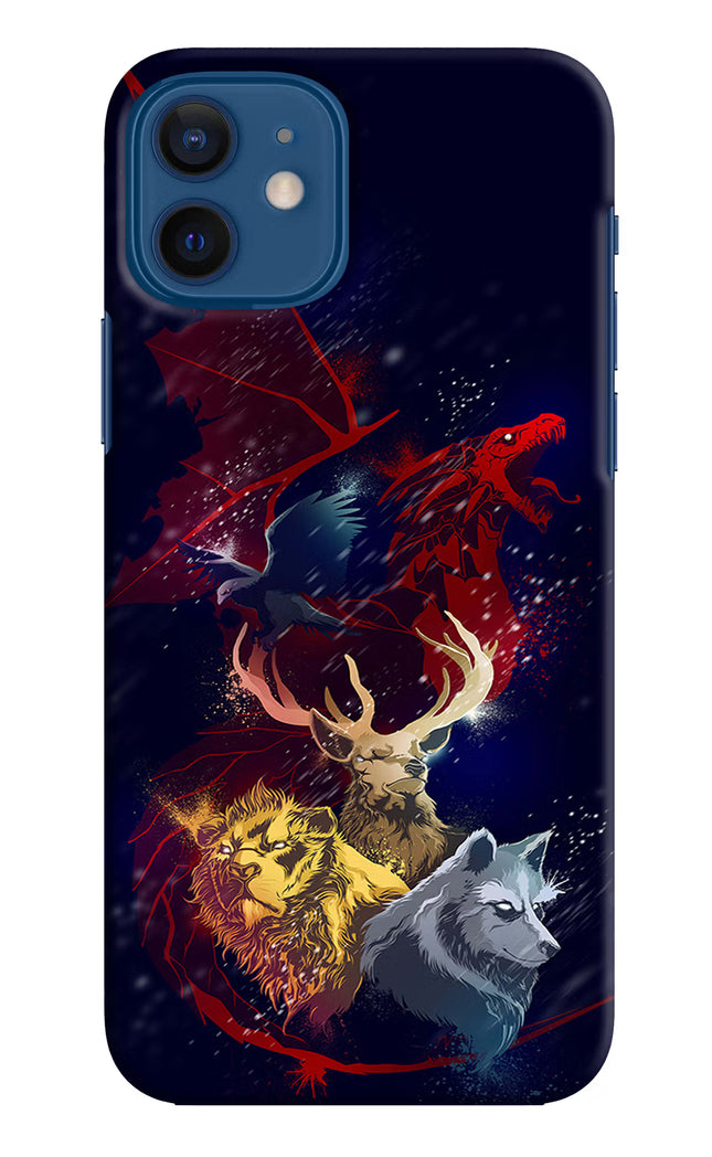 Game Of Thrones iPhone 12 Hard Case Back Cover by Casekaro