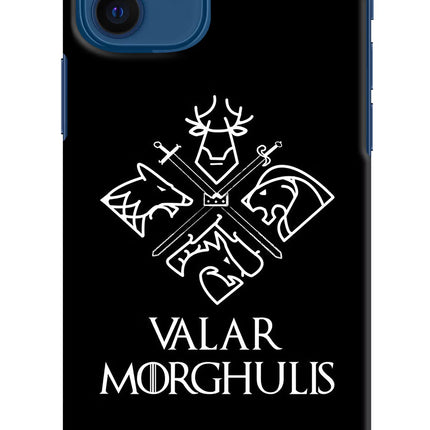 Valar Morghulis | Game Of Thrones iPhone 12 Hard Case Back Cover by Casekaro