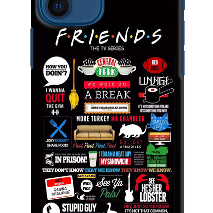 FRIENDS iPhone 12 Hard Case Back Cover by Casekaro