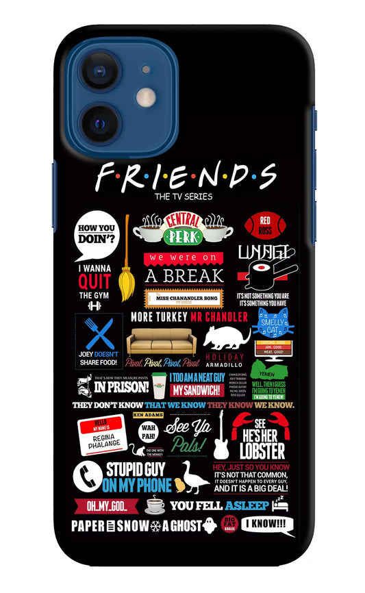 FRIENDS iPhone 12 Hard Case Back Cover by Casekaro