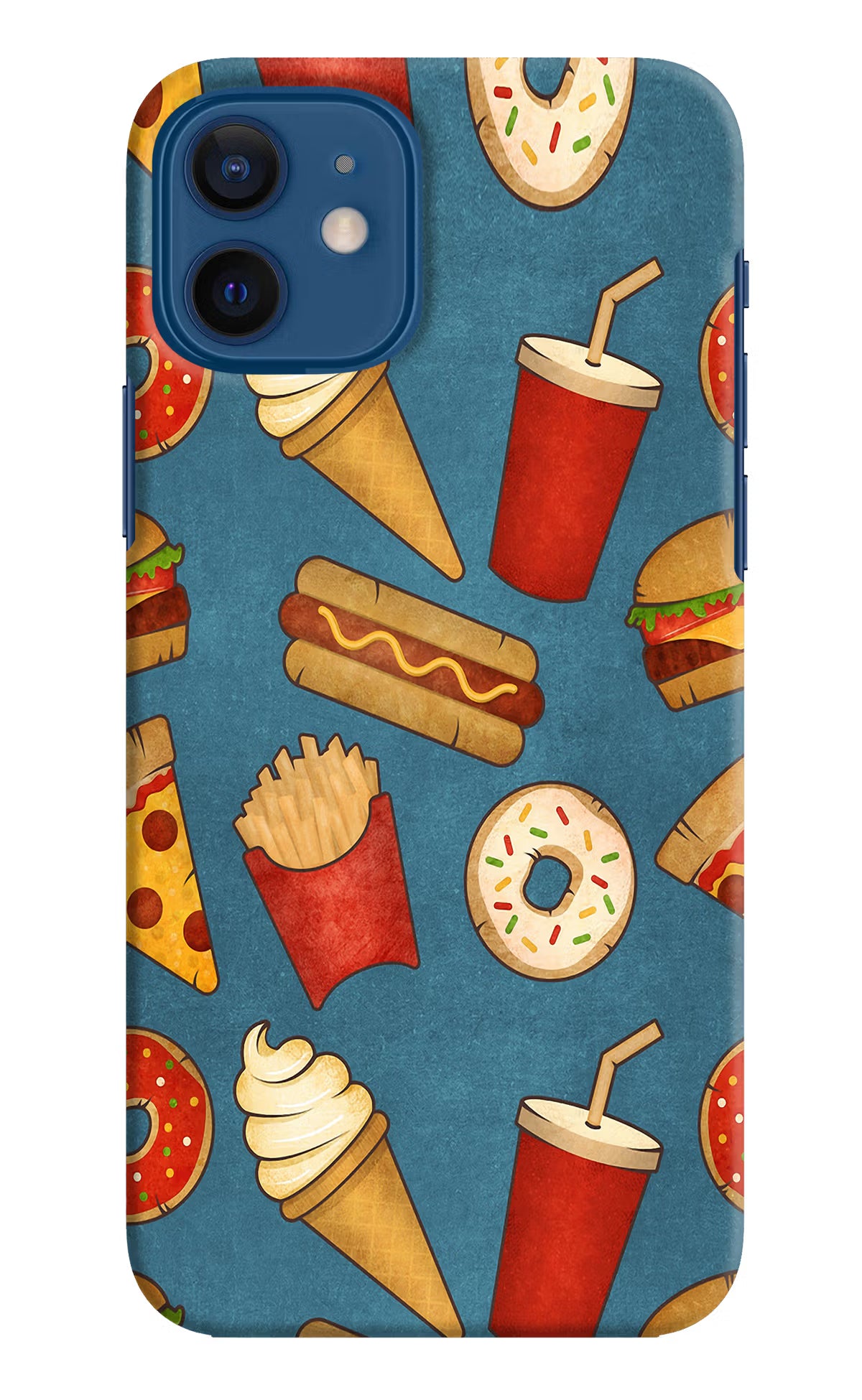 Foodie iPhone 12 Hard Case Back Cover by Casekaro