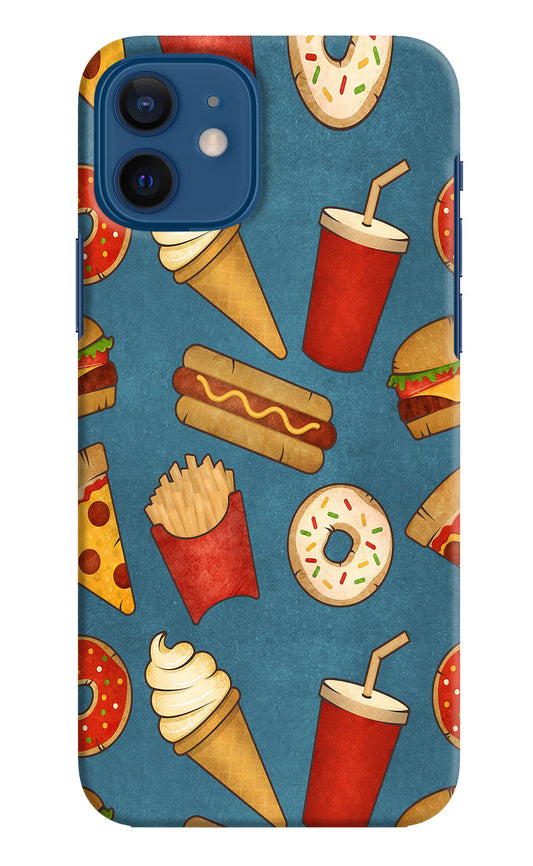 Foodie iPhone 12 Hard Case Back Cover by Casekaro
