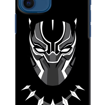 Black Panther iPhone 12 Hard Case Back Cover by Casekaro