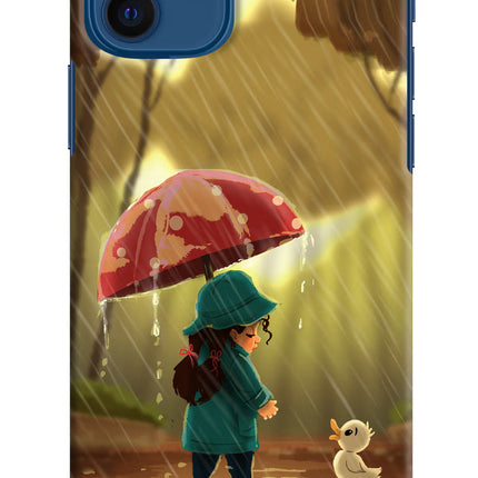 Rainy Day iPhone 12 Hard Case Back Cover by Casekaro