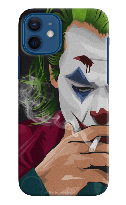 Joker Smoking iPhone 12 Hard Case Back Cover by Casekaro