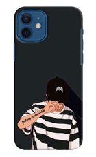 Aesthetic Boy iPhone 12 Hard Case Back Cover by Casekaro
