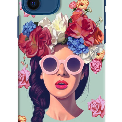 Pretty Girl iPhone 12 Hard Case Back Cover by Casekaro