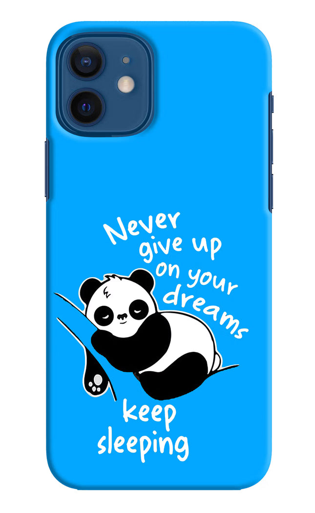 Keep Sleeping iPhone 12 Hard Case Back Cover by Casekaro