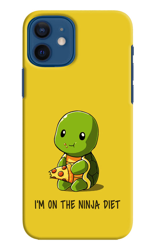 I'm on Ninja Diet iPhone 12 Hard Case Back Cover by Casekaro