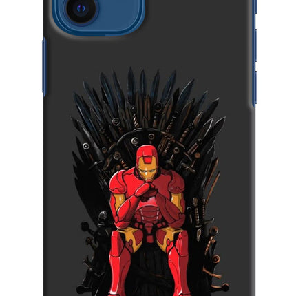 Ironman Throne iPhone 12 Hard Case Back Cover by Casekaro