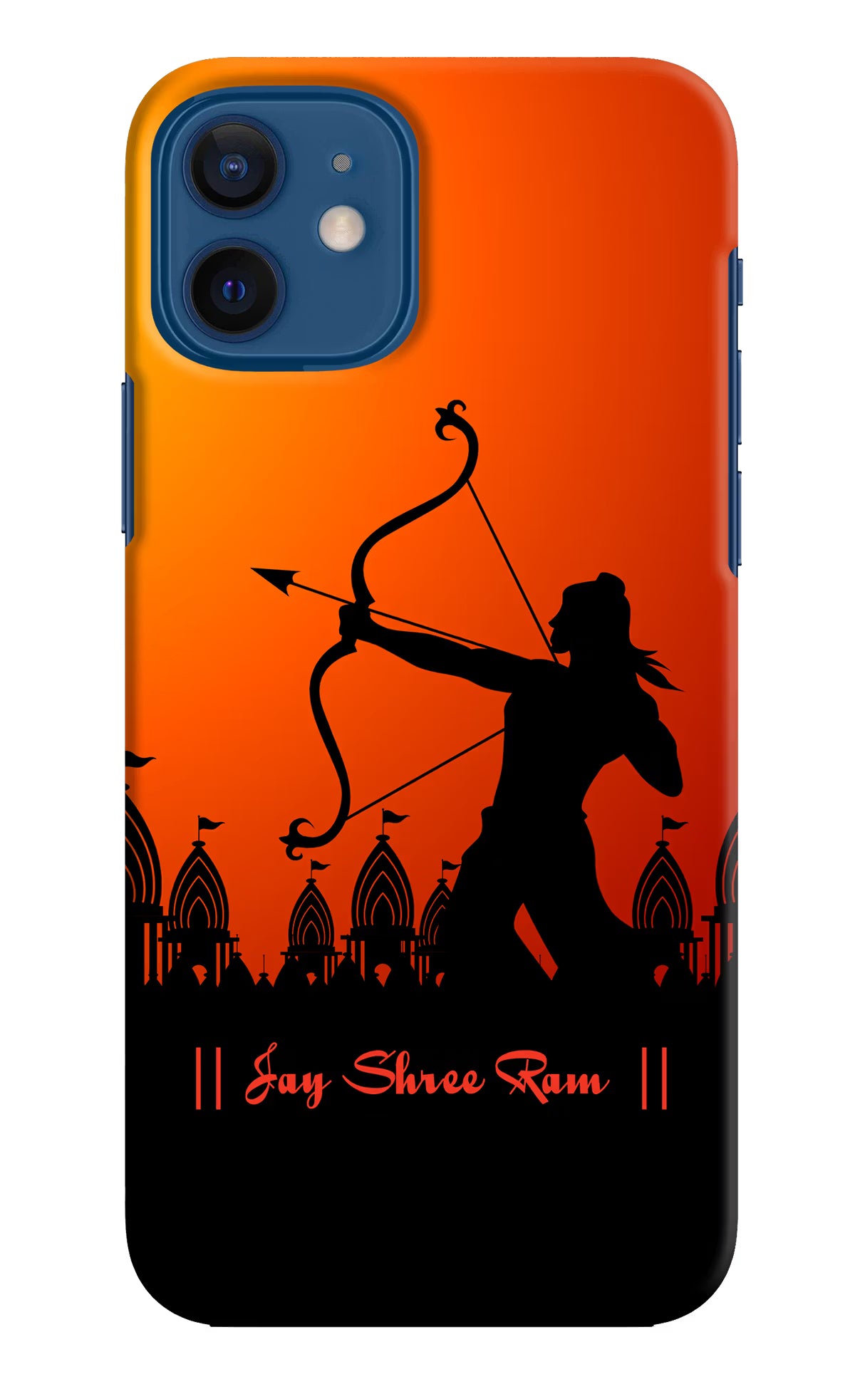 Lord Ram - 4 iPhone 12 Hard Case Back Cover by Casekaro