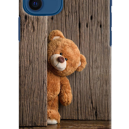 Teddy Wooden iPhone 12 Hard Case Back Cover by Casekaro