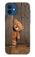Teddy Wooden iPhone 12 Hard Case Back Cover by Casekaro