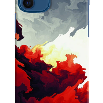 Fire Cloud iPhone 12 Hard Case Back Cover by Casekaro
