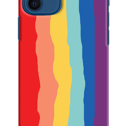 Rainbow iPhone 12 Hard Case Back Cover by Casekaro