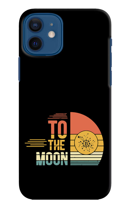 To the Moon iPhone 12 Hard Case Back Cover by Casekaro