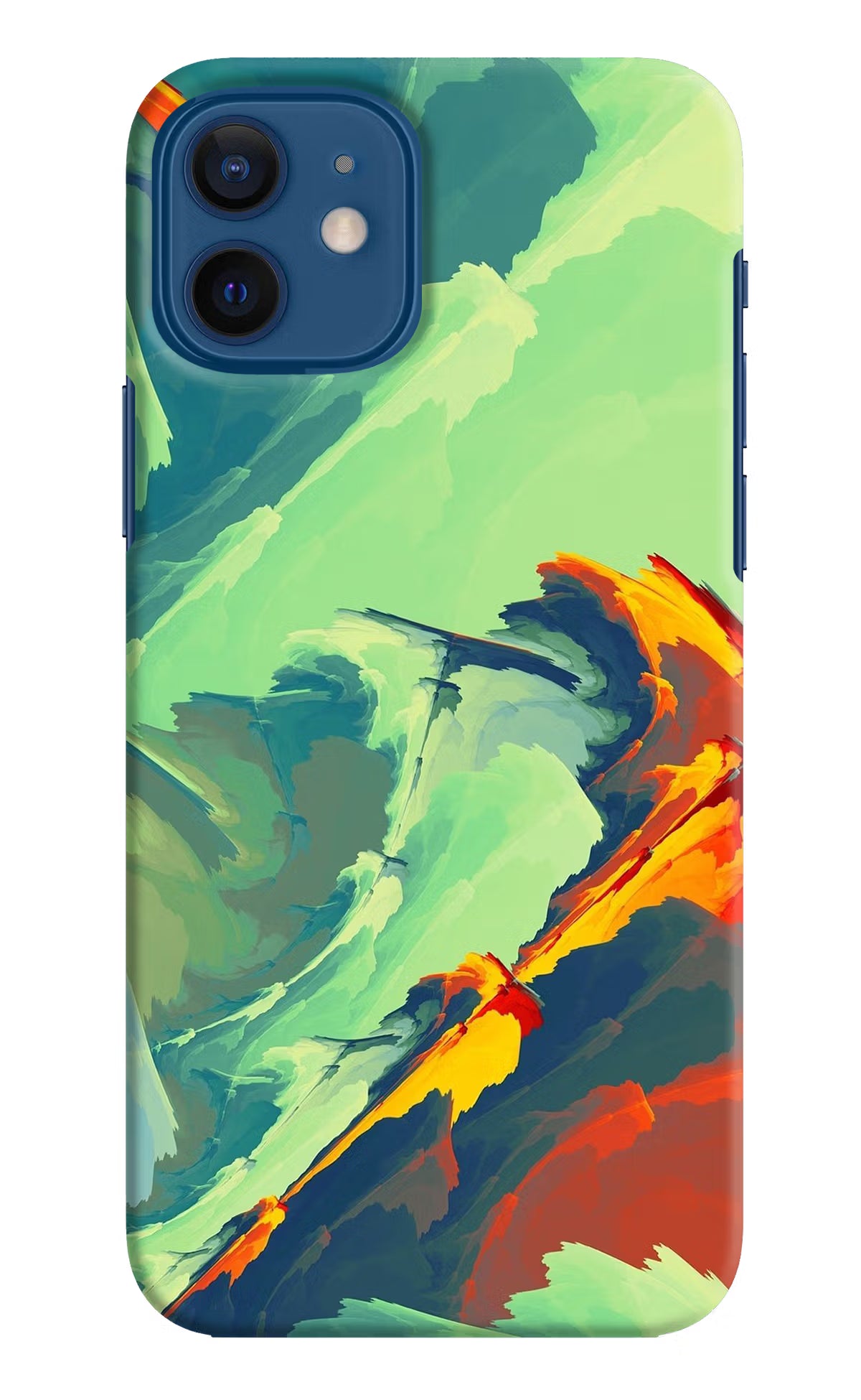 Paint Art iPhone 12 Hard Case Back Cover by Casekaro