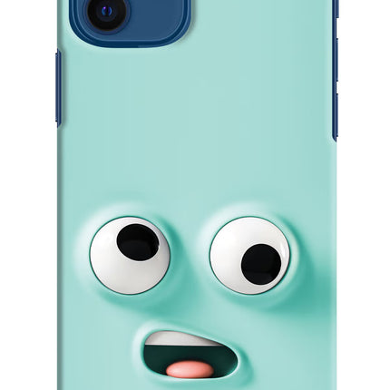 Funny Cartoon iPhone 12 Hard Case Back Cover by Casekaro