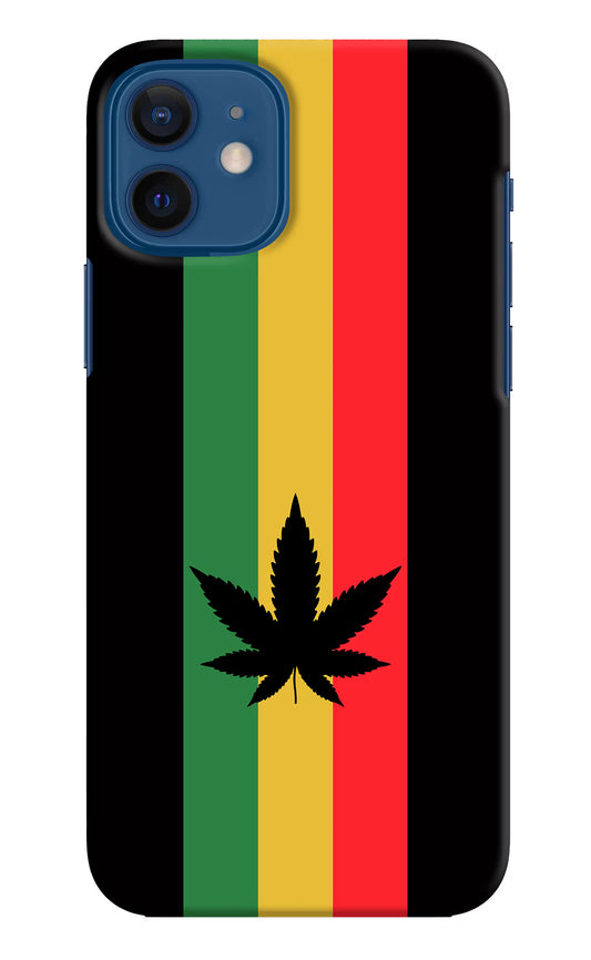 Weed Flag iPhone 12 Hard Case Back Cover by Casekaro