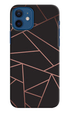 Geometric Pattern iPhone 12 Hard Case Back Cover by Casekaro