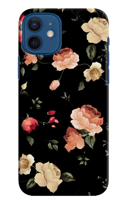 Flowers iPhone 12 Hard Case Back Cover by Casekaro