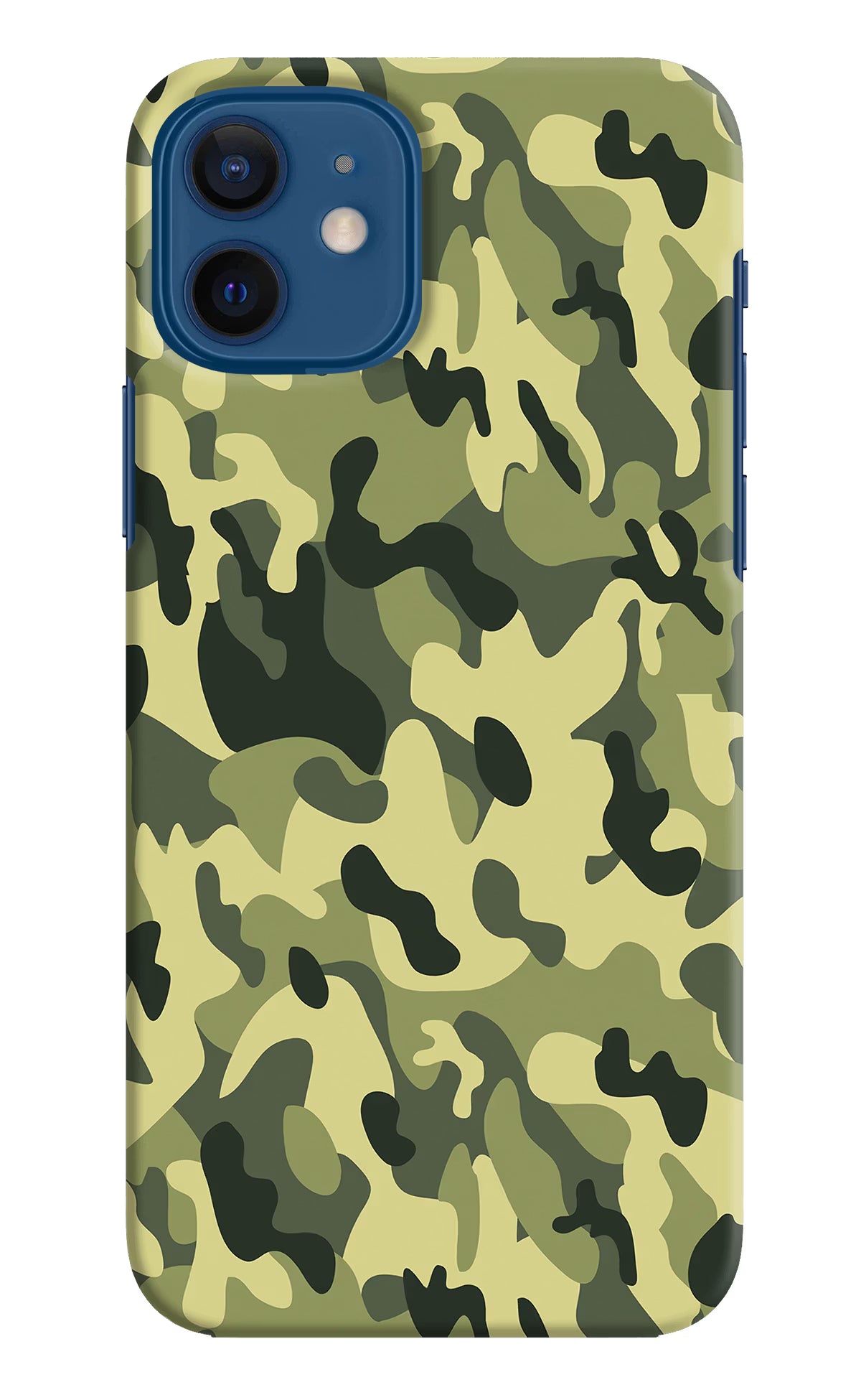 Camouflage iPhone 12 Hard Case Back Cover by Casekaro