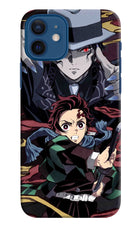 Demon Slayer iPhone 12 Hard Case Back Cover by Casekaro
