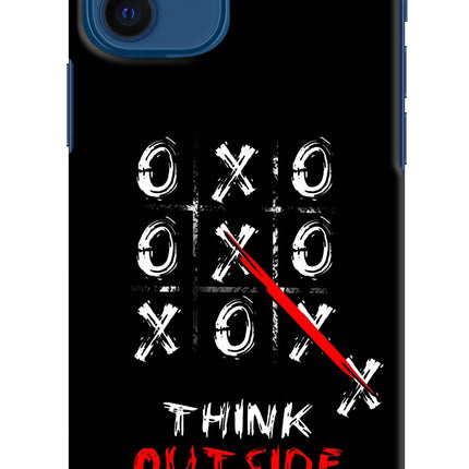 Think out of the BOX iPhone 12 Hard Case Back Cover by Casekaro