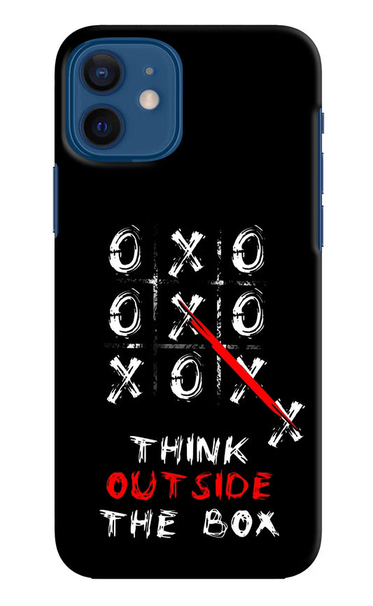 Think out of the BOX iPhone 12 Hard Case Back Cover by Casekaro