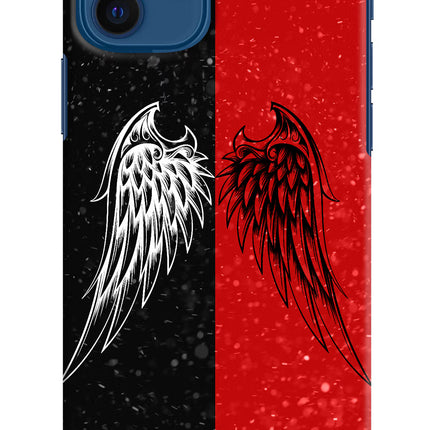 Wings iPhone 12 Hard Case Back Cover by Casekaro