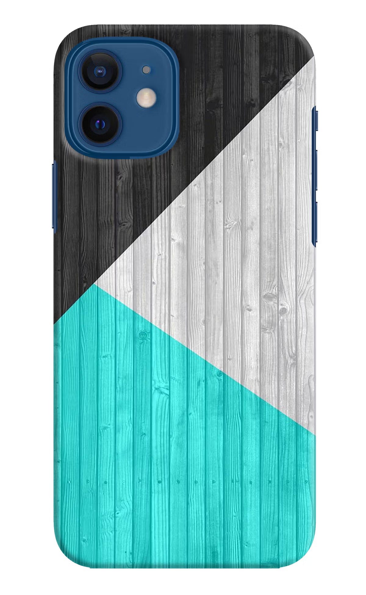 Wooden Abstract iPhone 12 Hard Case Back Cover by Casekaro