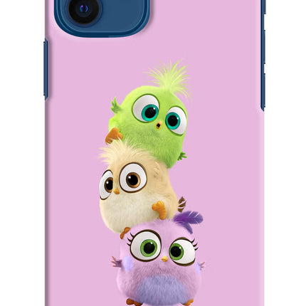 Cute Little Birds iPhone 12 Hard Case Back Cover by Casekaro