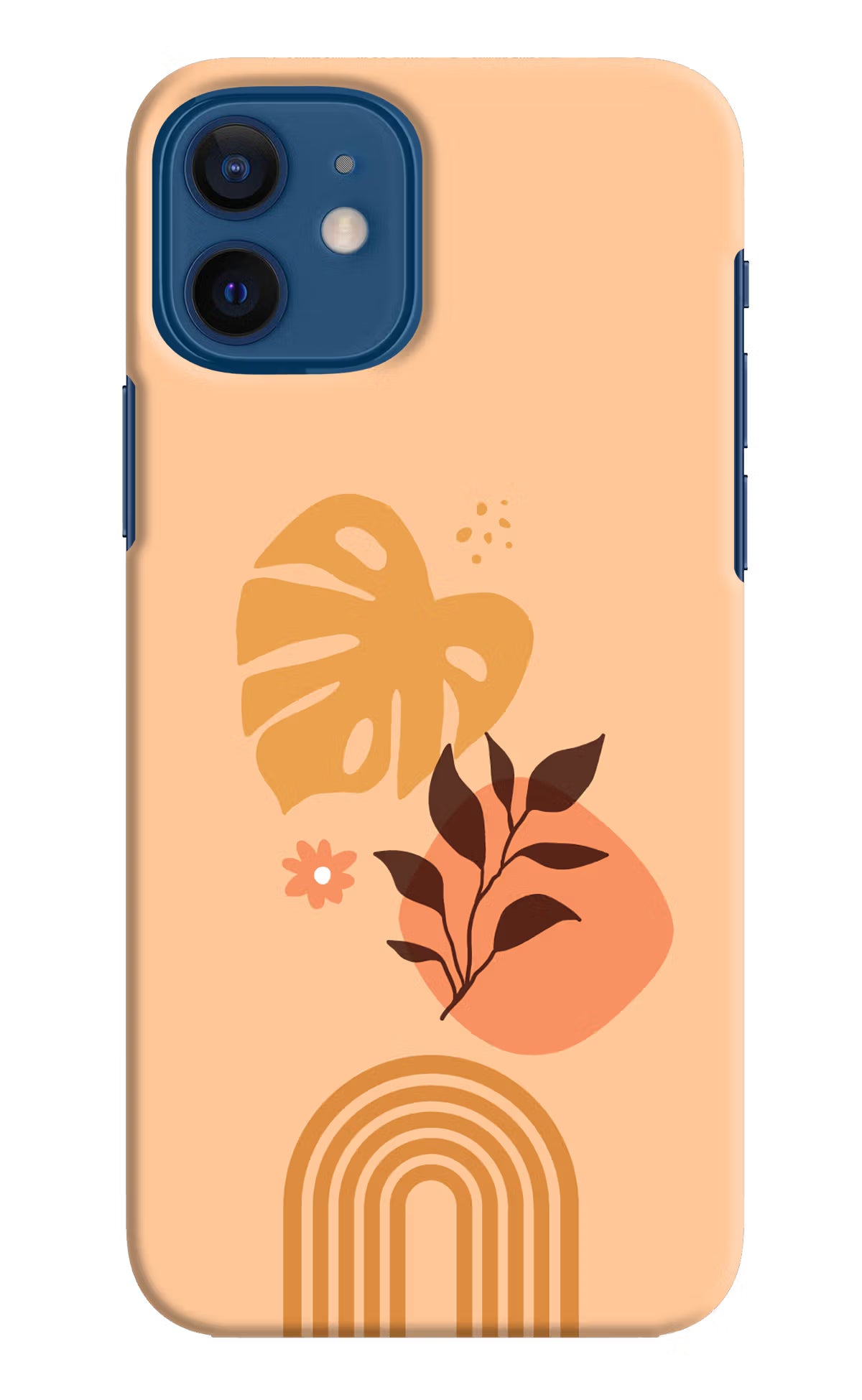 Bohemian Art iPhone 12 Hard Case Back Cover by Casekaro