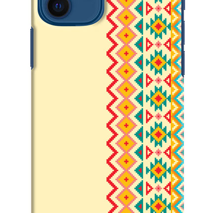 Ethnic Seamless iPhone 12 Hard Case Back Cover by Casekaro