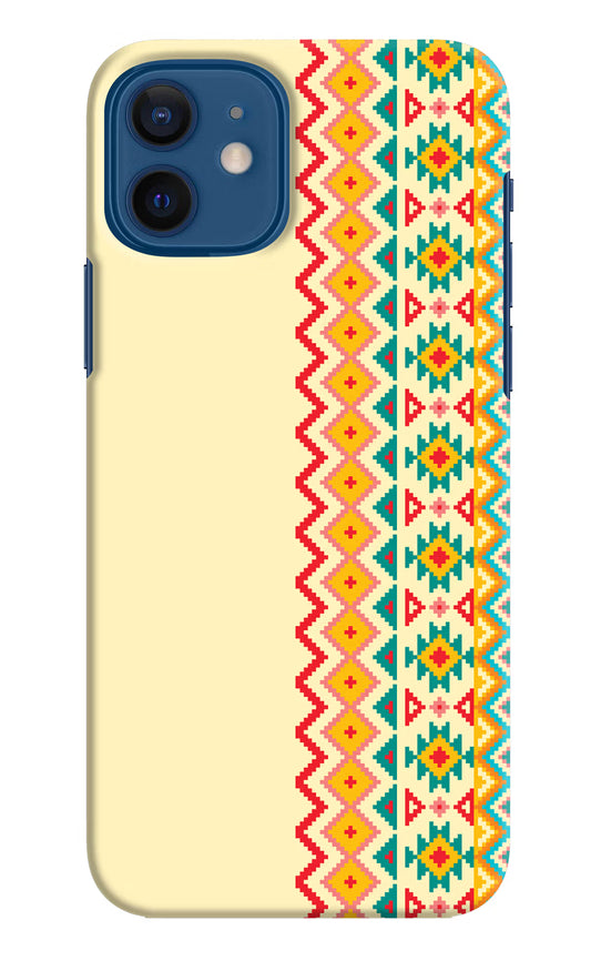 Ethnic Seamless iPhone 12 Hard Case Back Cover by Casekaro