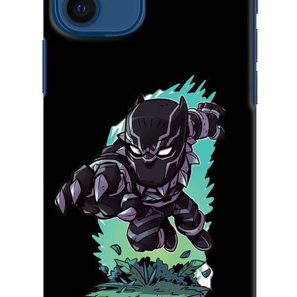 Black Panther iPhone 12 Hard Case Back Cover by Casekaro