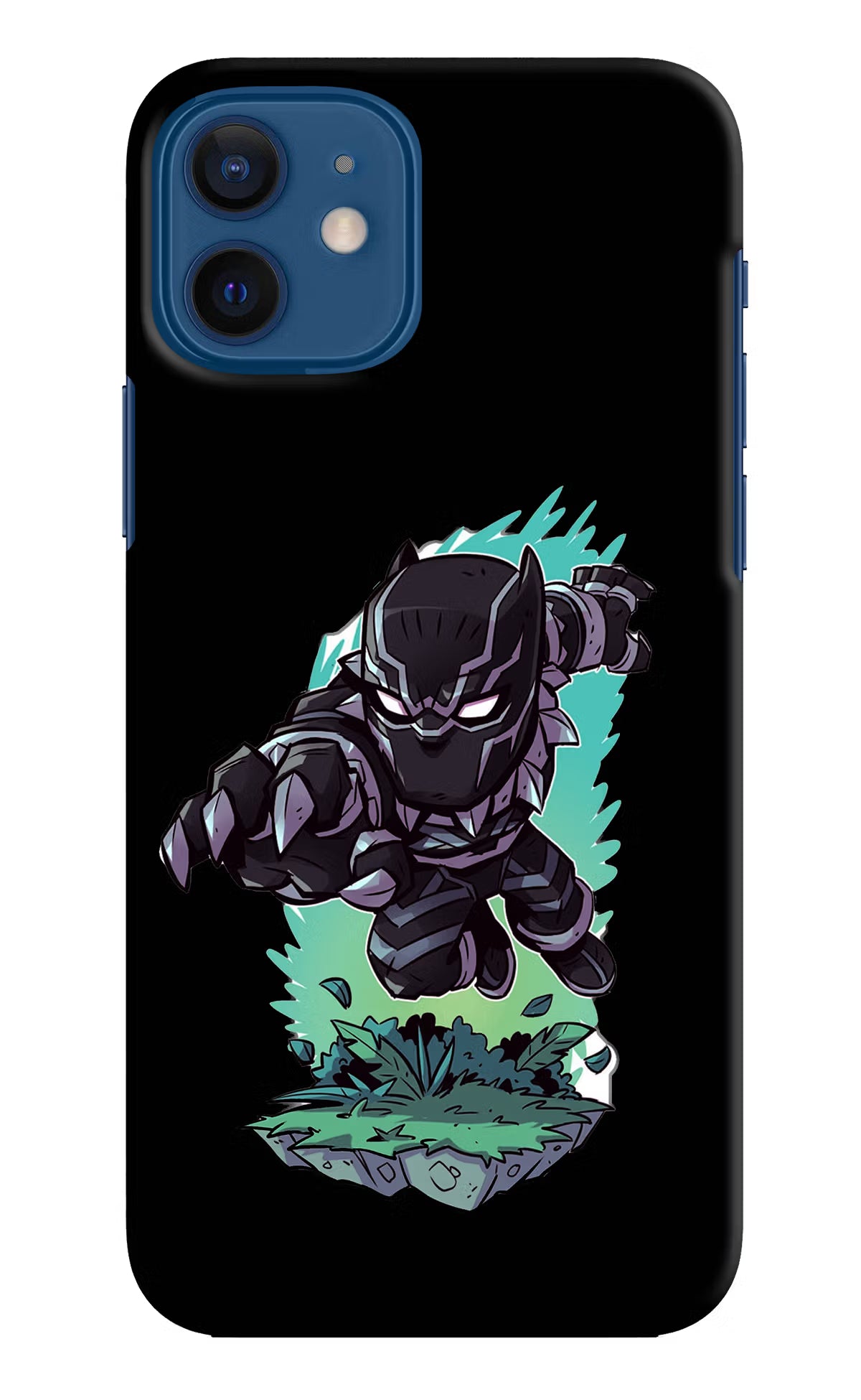 Black Panther iPhone 12 Hard Case Back Cover by Casekaro