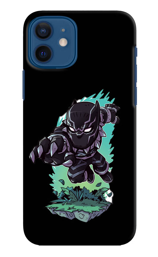 Black Panther iPhone 12 Hard Case Back Cover by Casekaro